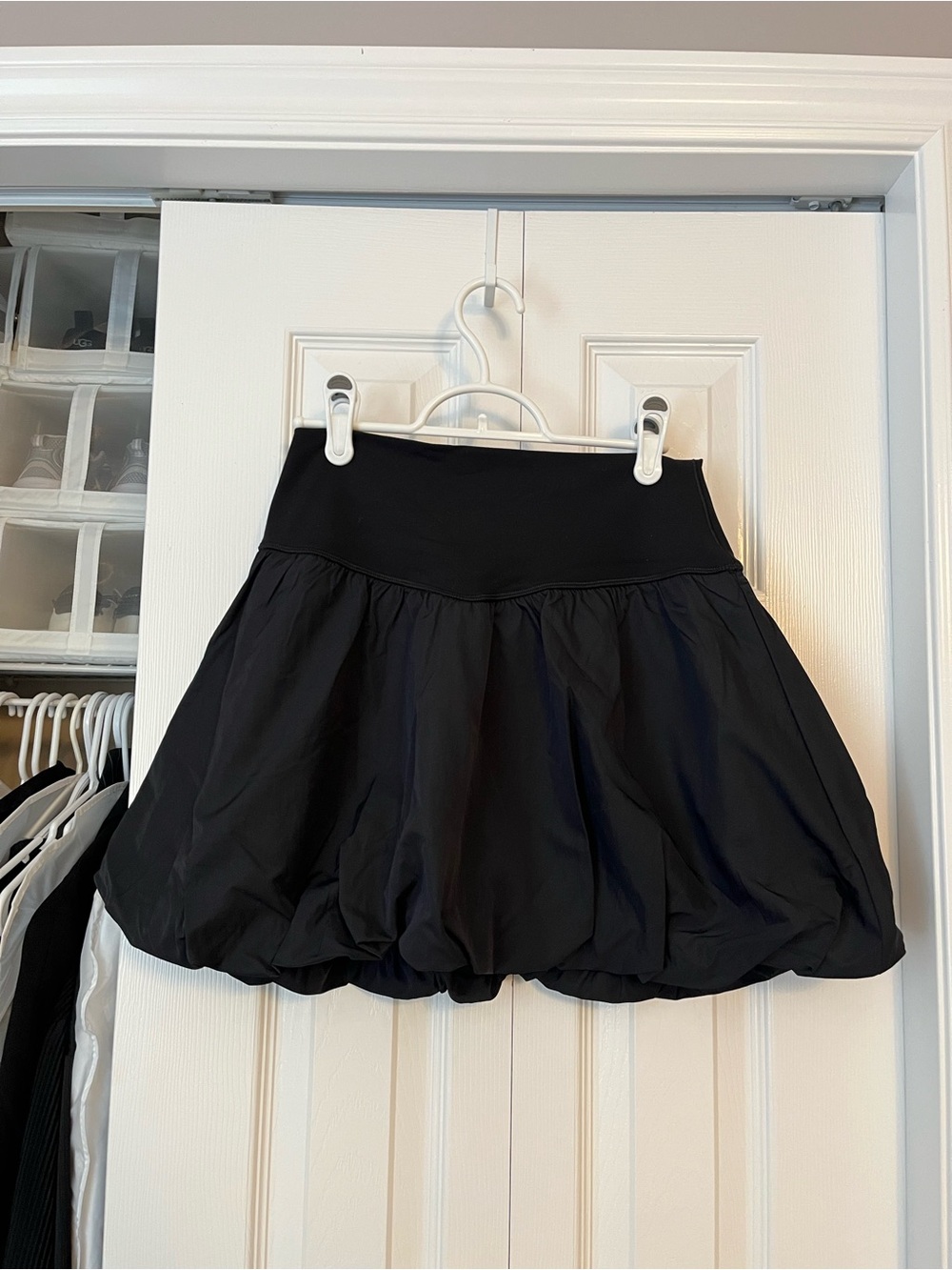 Aerie Black Bubble Tennis Skirt
